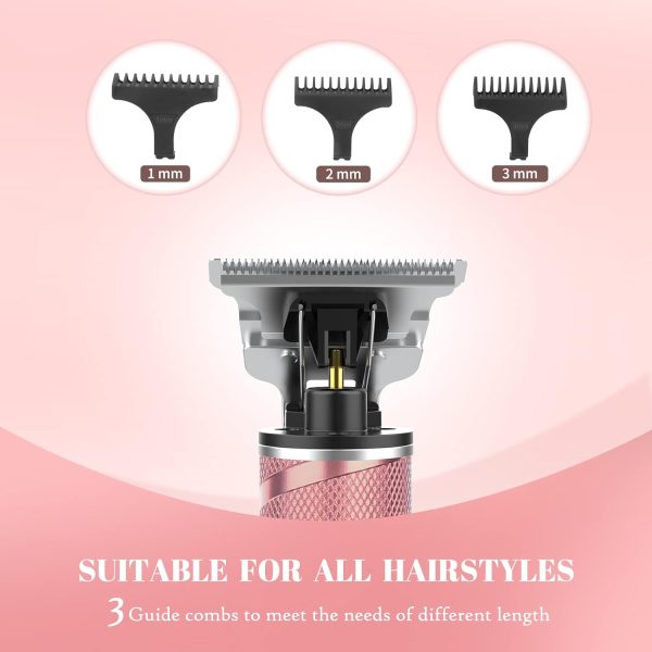 Ufree Hair Trimmer for Women, Bikini Trimmer Electric Razors Shaver for Women Grooming, Waterproof Hair Clippers Hair Cutting Kit, Gifts for Women (Rose Gold) - Image 5
