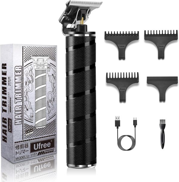 Ufree Hair Trimmer for Women, Bikini Trimmer Electric Razors Shaver for Women Grooming, Waterproof Hair Clippers Hair Cutting Kit, Gifts for Women (Rose Gold) - Image 8