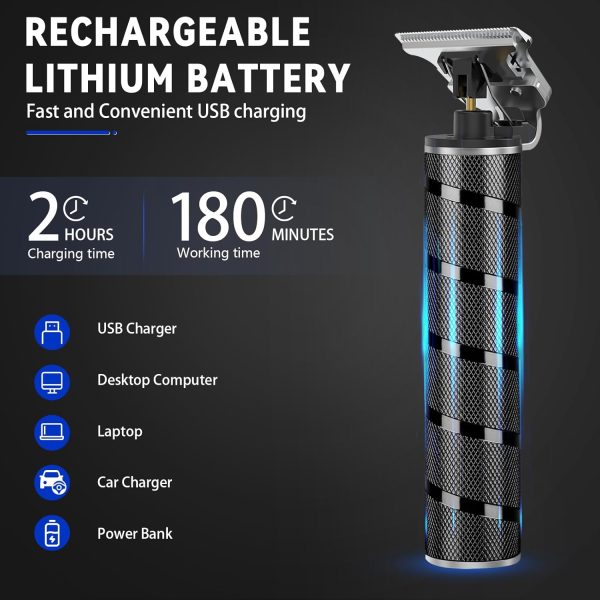 Ufree Hair Trimmer for Women, Bikini Trimmer Electric Razors Shaver for Women Grooming, Waterproof Hair Clippers Hair Cutting Kit, Gifts for Women (Rose Gold) - Image 13