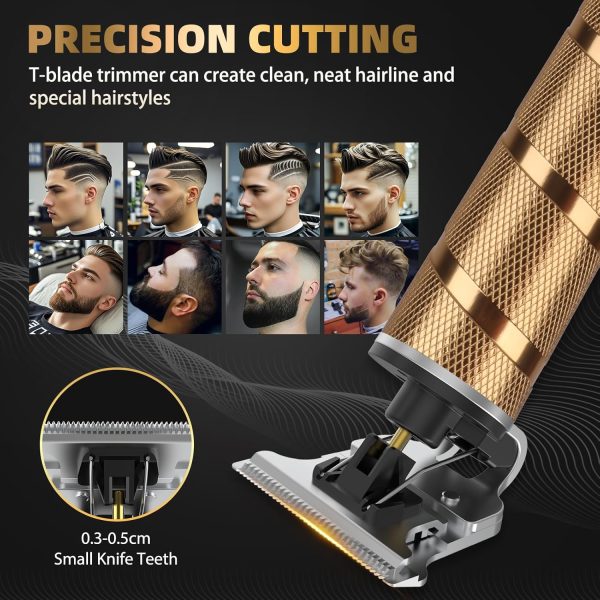 Ufree Hair Trimmer for Women, Bikini Trimmer Electric Razors Shaver for Women Grooming, Waterproof Hair Clippers Hair Cutting Kit, Gifts for Women (Rose Gold) - Image 19