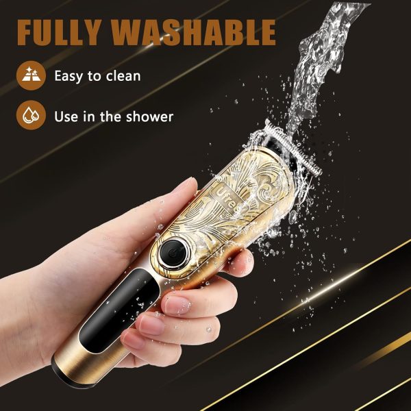 Ufree Beard Trimmer for Men, Waterproof Electric Razor for Nose, Body, Face & Mustache, Cordless Hair Clippers Shavers Grooming Kit, Gifts for Men Husband Father - Image 13